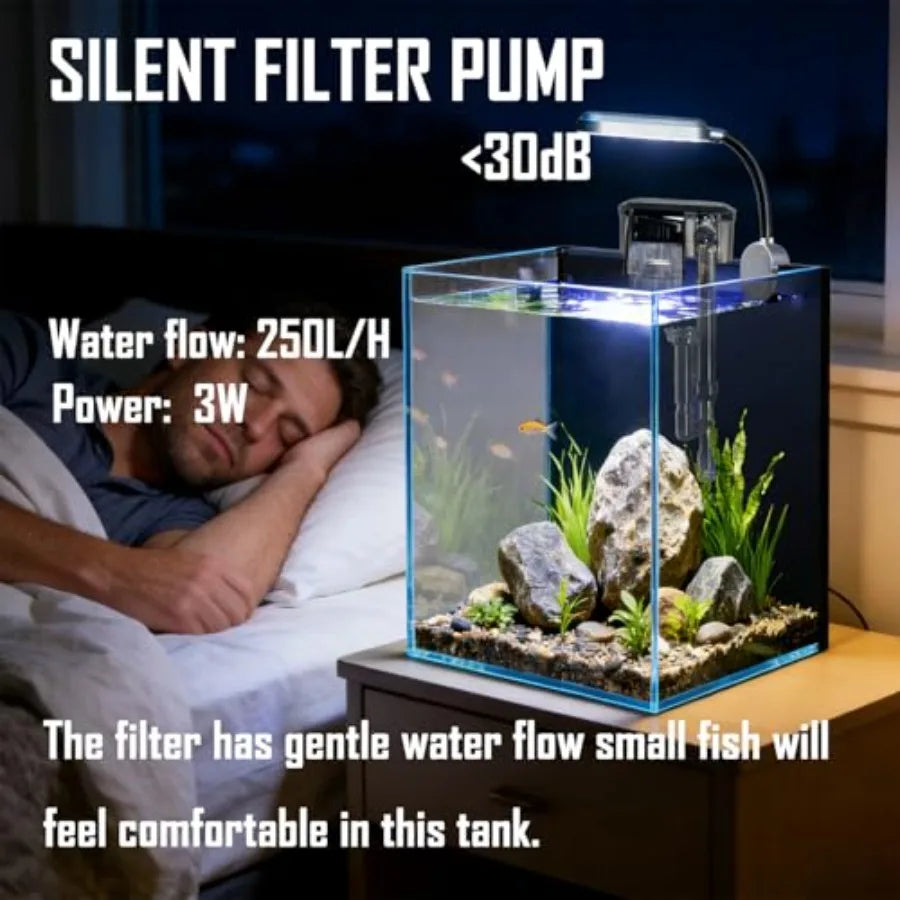 1.5 Gallon Fish Tank Starter Kits,
