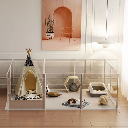 Pet Playpen Dog Whelping Pen Rabbit Guinea Pigs Hedgehogs Hamsters