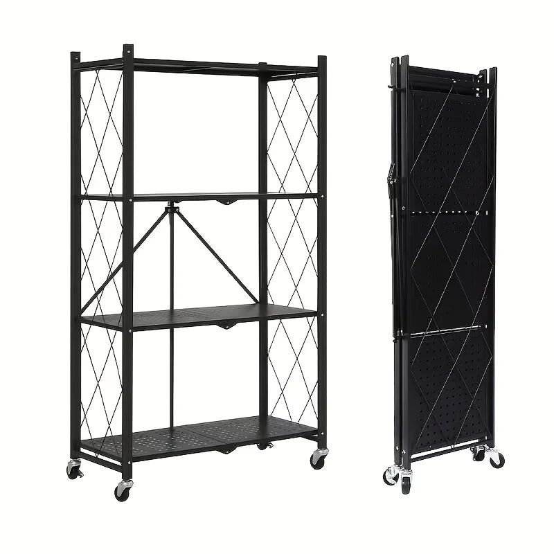 4/5 Layer Folding Storage Rack, with Wheels