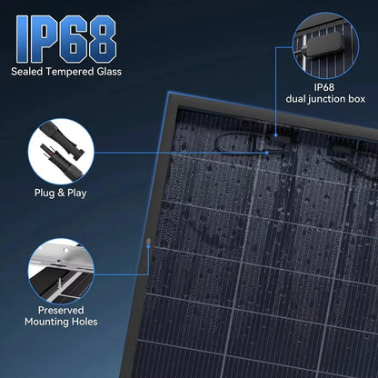 200W/400W/800W Bifacial Solar Panel