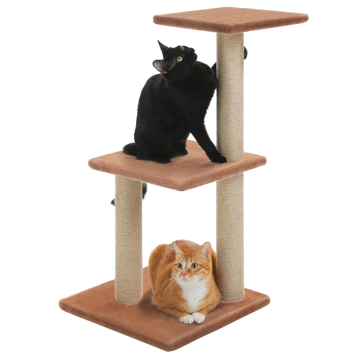 Cat tree Tower for Indoor Cats, Scratching Posts, Hammock, Top Perch