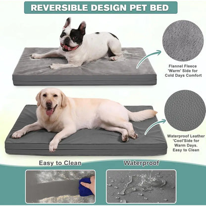 Waterproo Outdoor Dog Bed Large Medium Sized Dogs,
