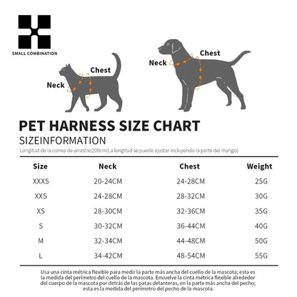 Dog Harness Leash Set for Small Medium Dog
