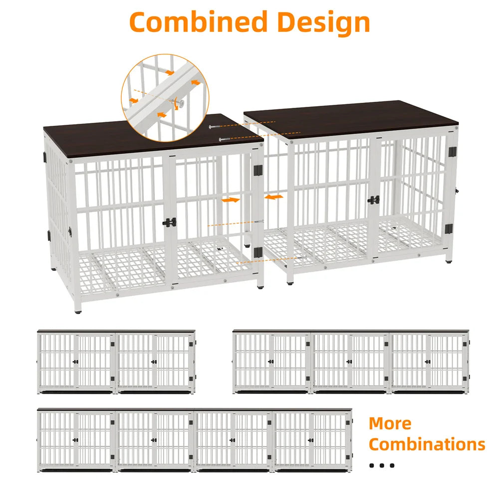 Large Wooden Dog Crate Indoor Furniture