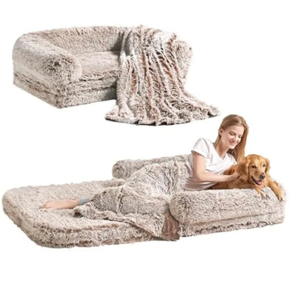 Foldable XXL Dog Bed for Large Dog, 54"x38"x7.5"