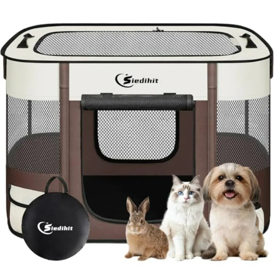 Cat / Puppy, Portable Playpens Indoor Outdoor Travel Camping