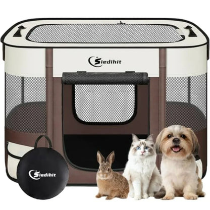 Cat / Puppy, Portable Playpens Indoor Outdoor Travel Camping