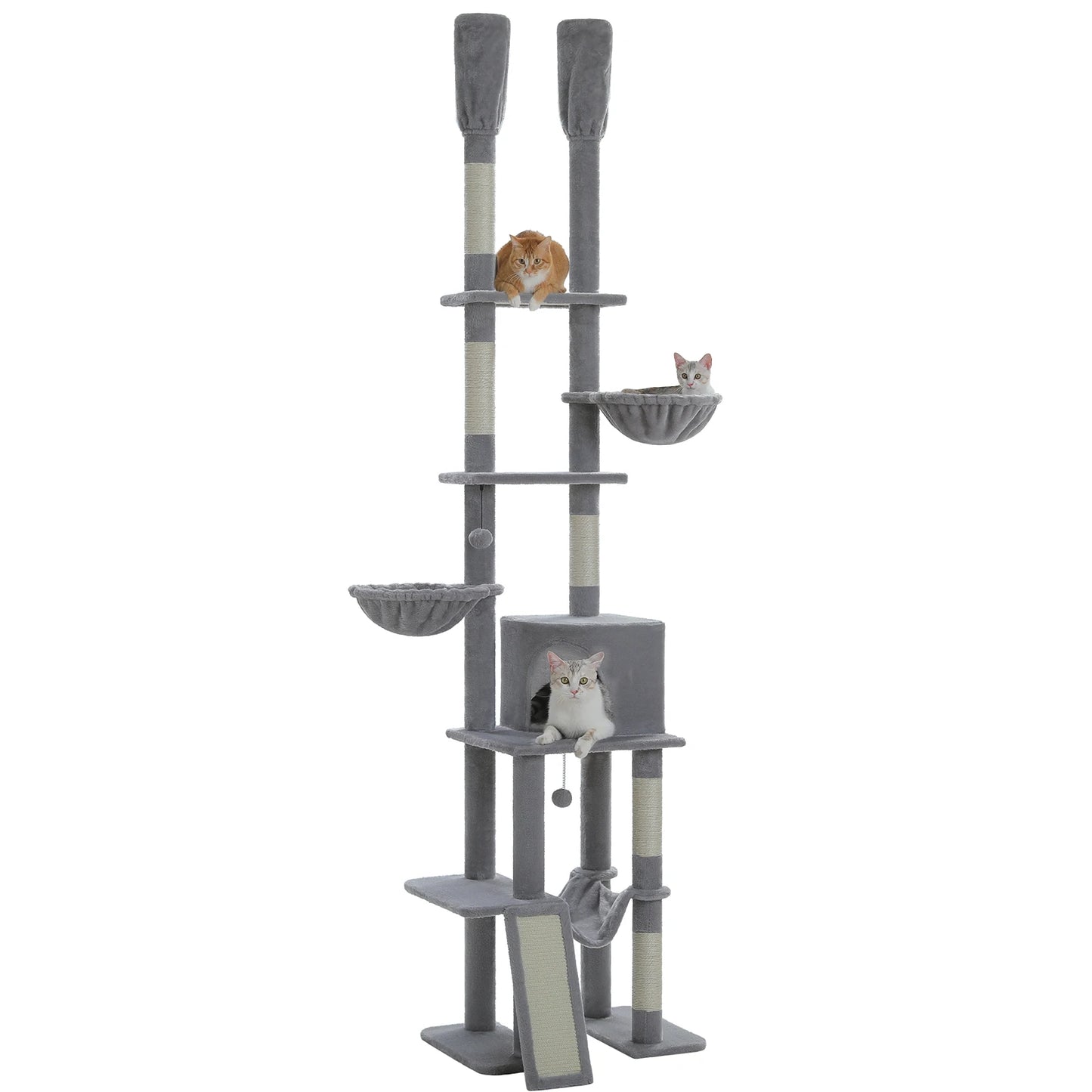 Cactus Cat Tree Floor to Ceiling Tower 7 Tiers