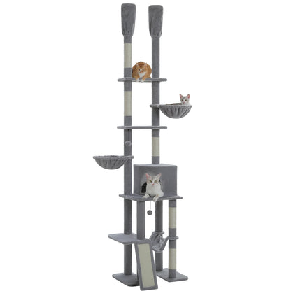 Cactus Cat Tree Floor to Ceiling Tower 7 Tiers