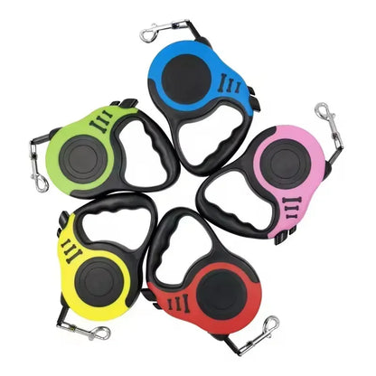 Retractable Dog Leash Outdoor Nylon Braided Rope
