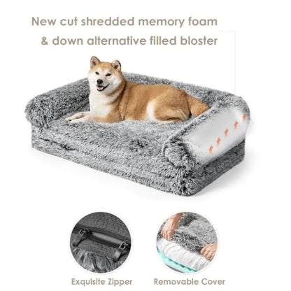 Foldable XXL Dog Bed for Large Dog, 54"x38"x7.5"