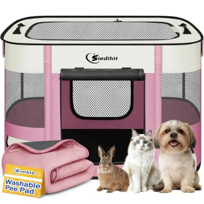 Cat / Puppy, Portable Playpens Indoor Outdoor Travel Camping