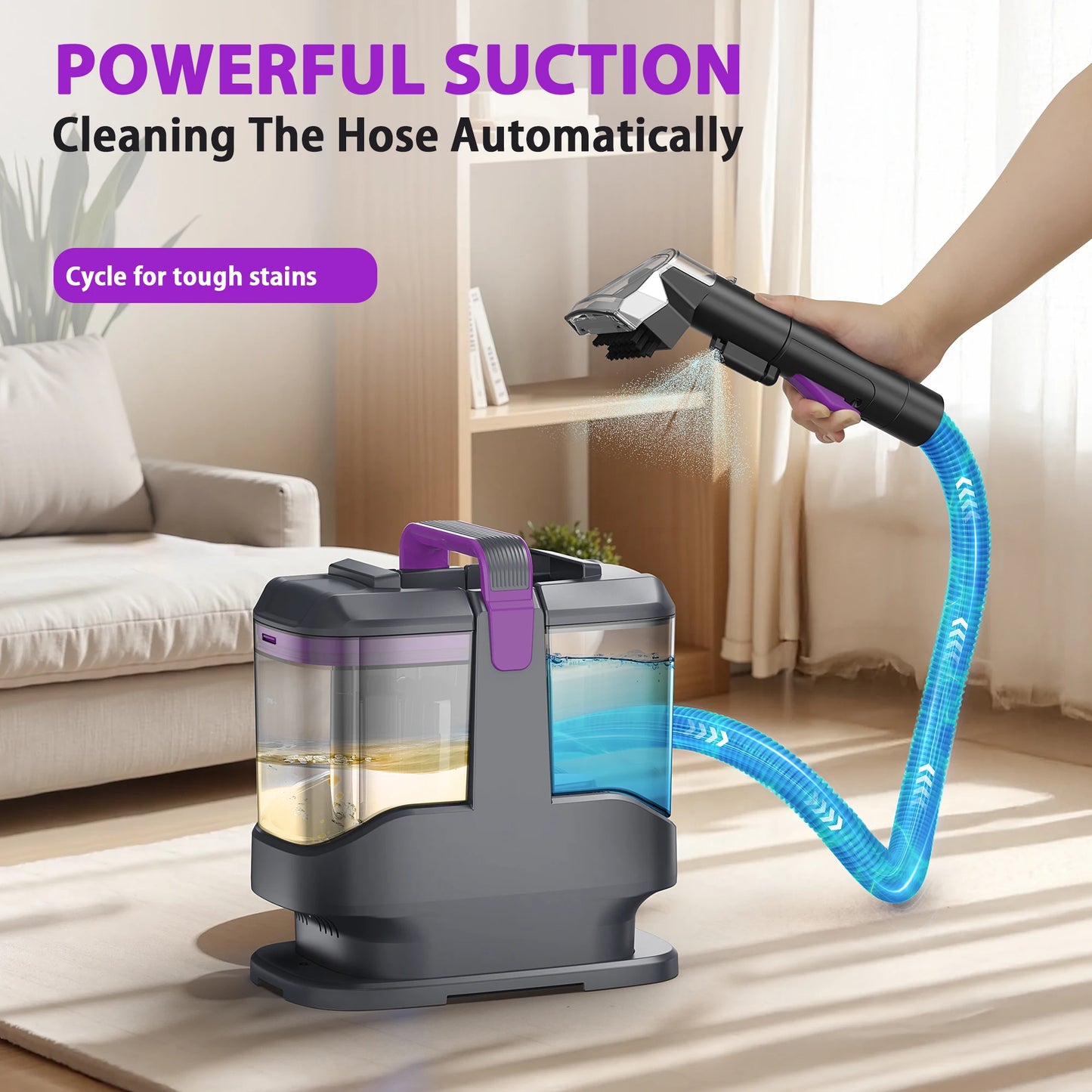 Portable Carpet & Upholstery Cleaner Machine,