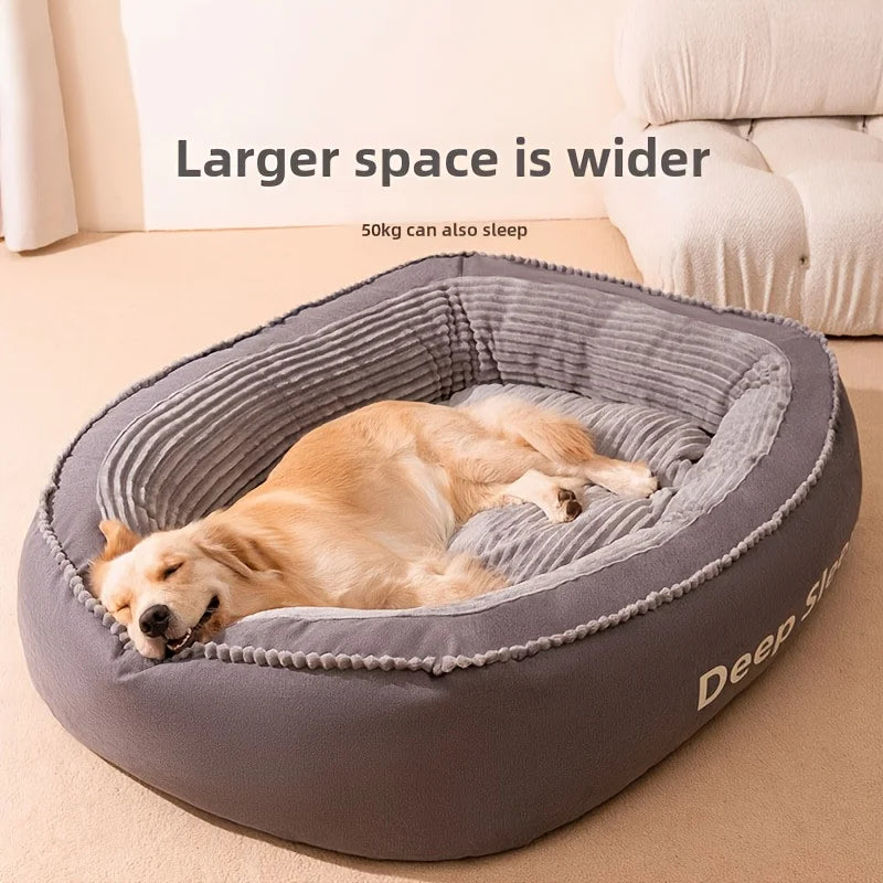 Pet Bed Comfortable Donut Round Washable