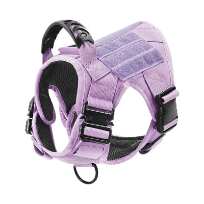 Military Pink Camouflage Dog Harness For Large Medium