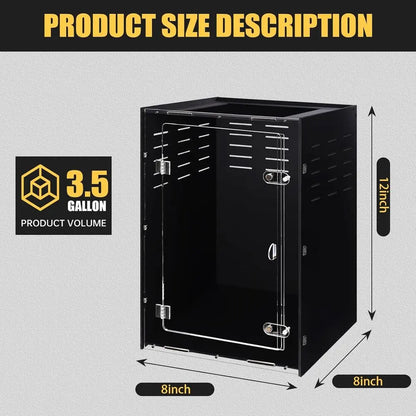 8 x 8 x 12 Ventilated PVC Enclosure
