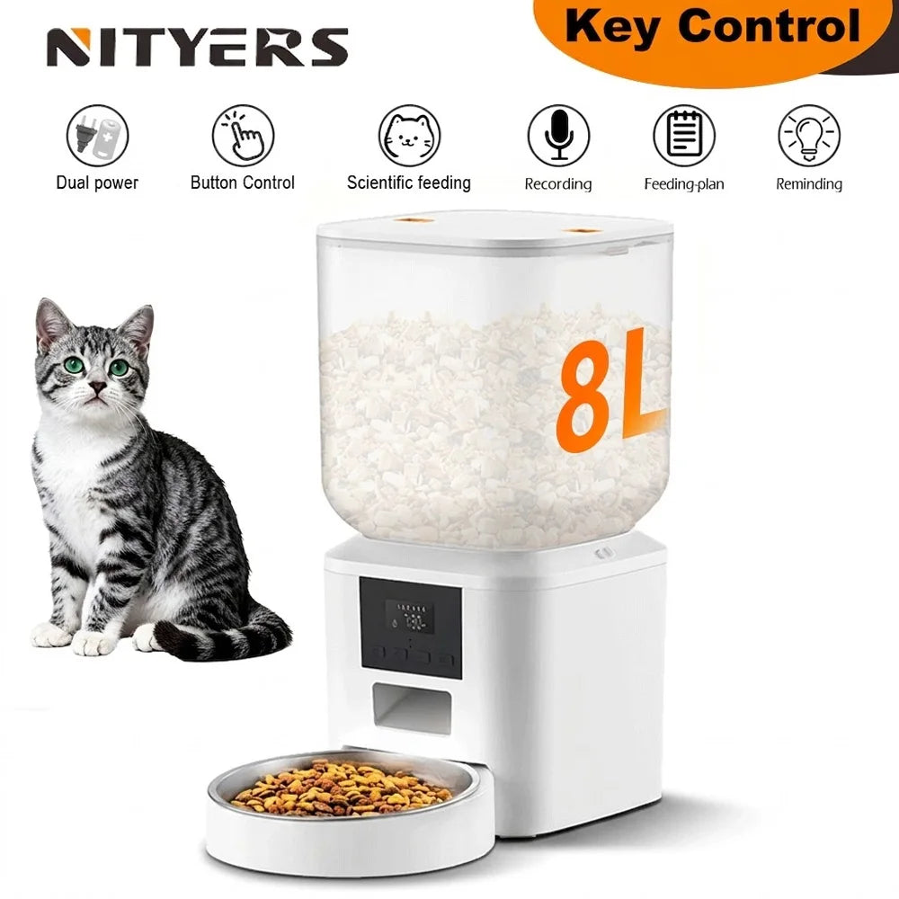 Automatic Cat/Dog Feeder, Smart Food Dispenser