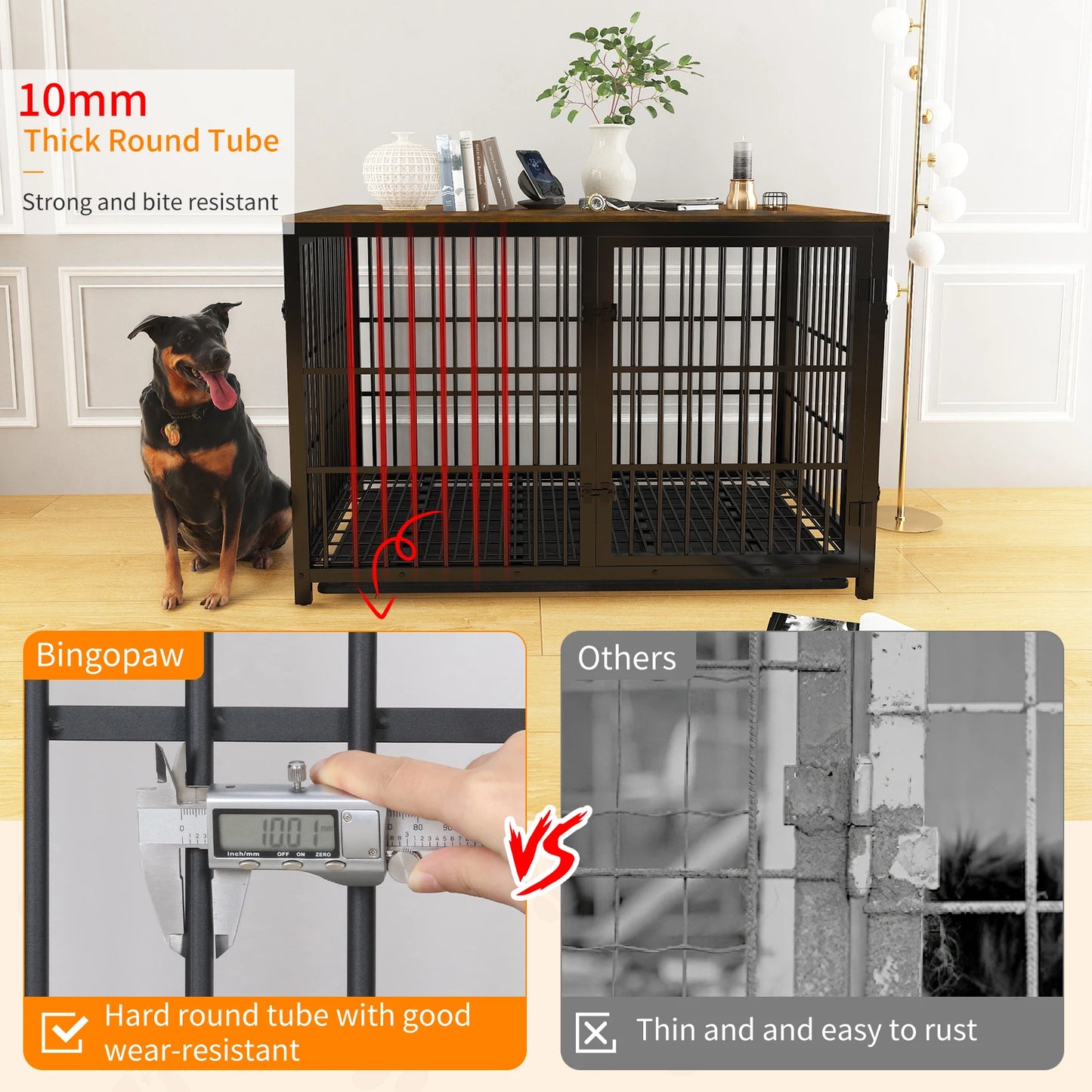 Furniture Style Dog Cage XXL Wooden Pet Kennel