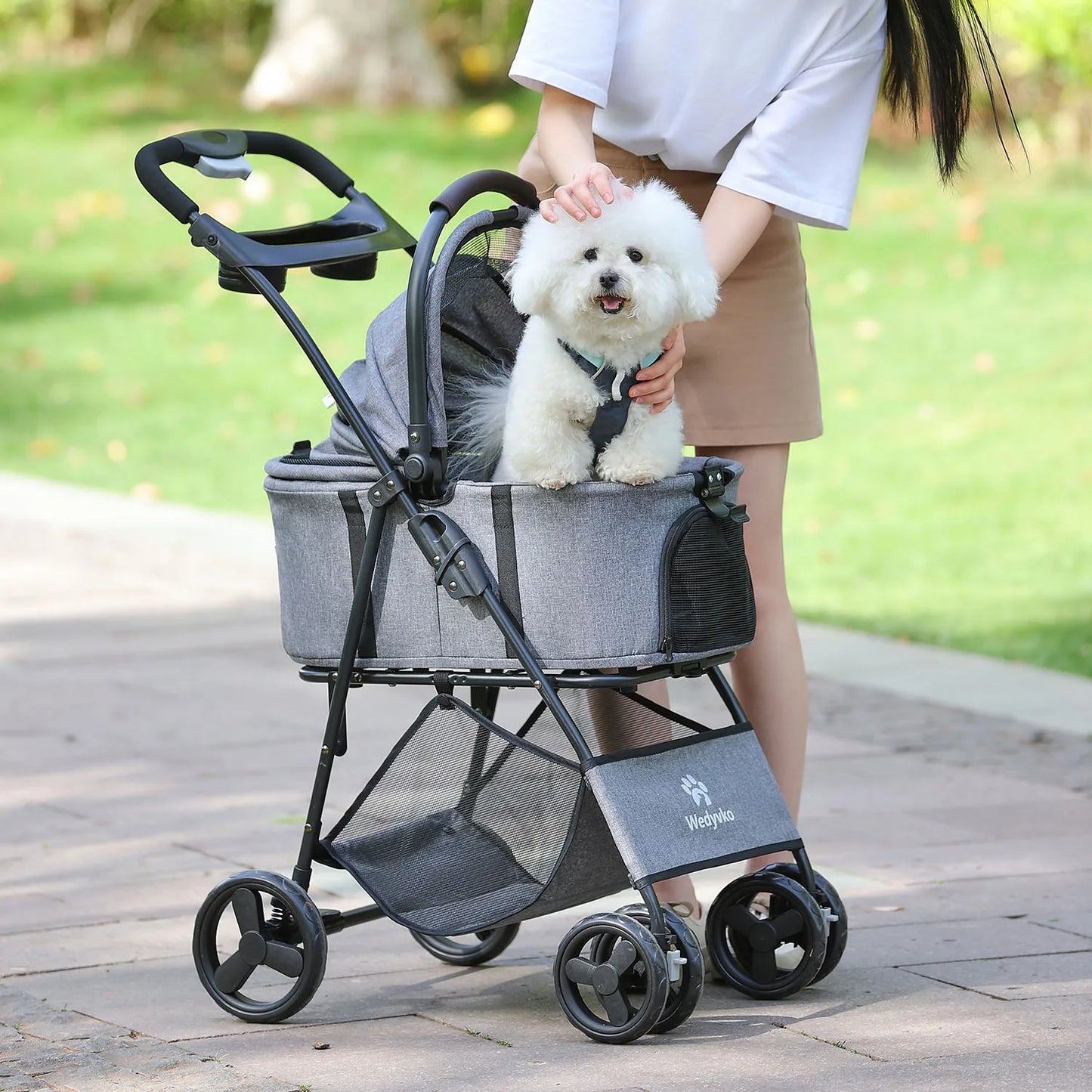 3 in 1 Pet Stroller for Small/Medium Dogs and Cats