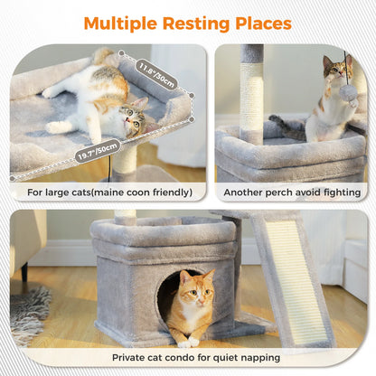 Small Cat Tree for Indoor Cat Tower