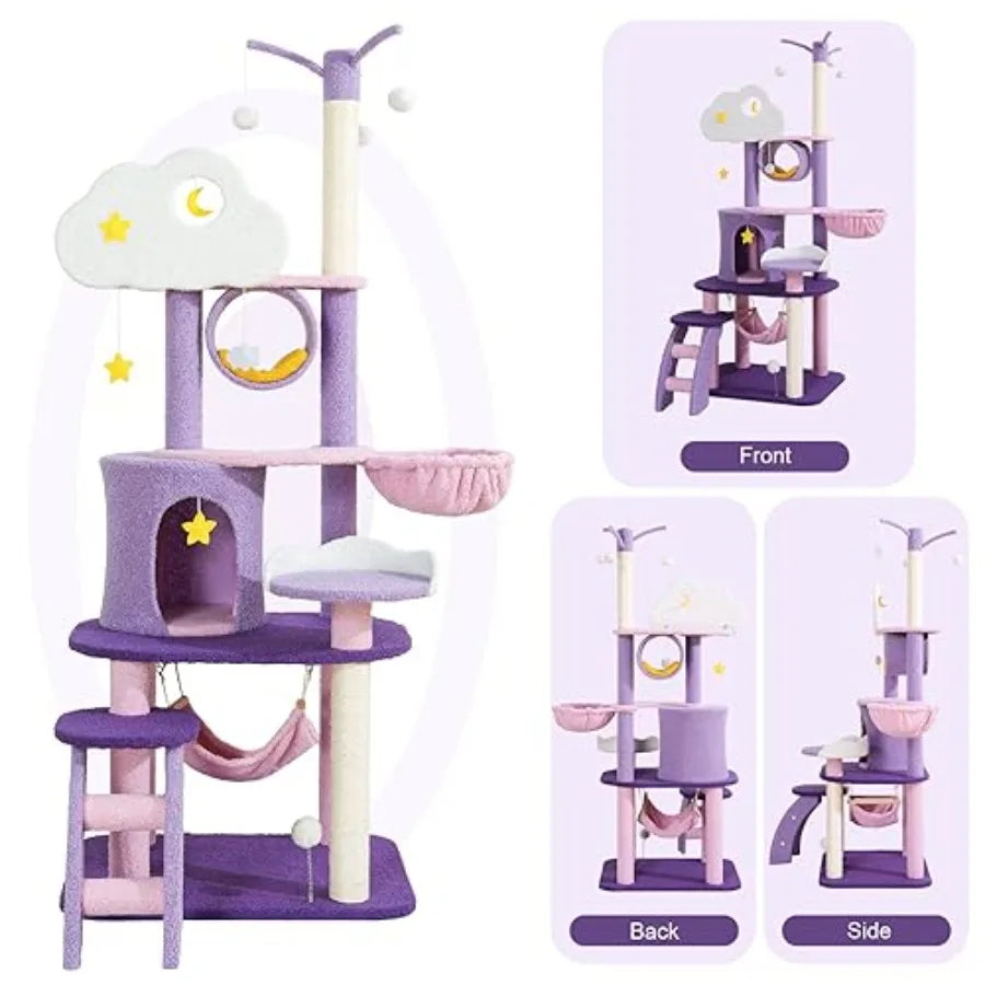 Cat Tower 65 Inches Tree