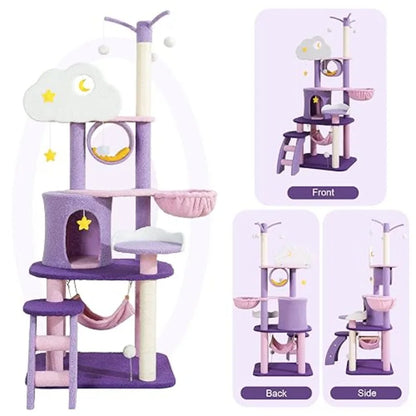 Cat Tower 65 Inches Tree