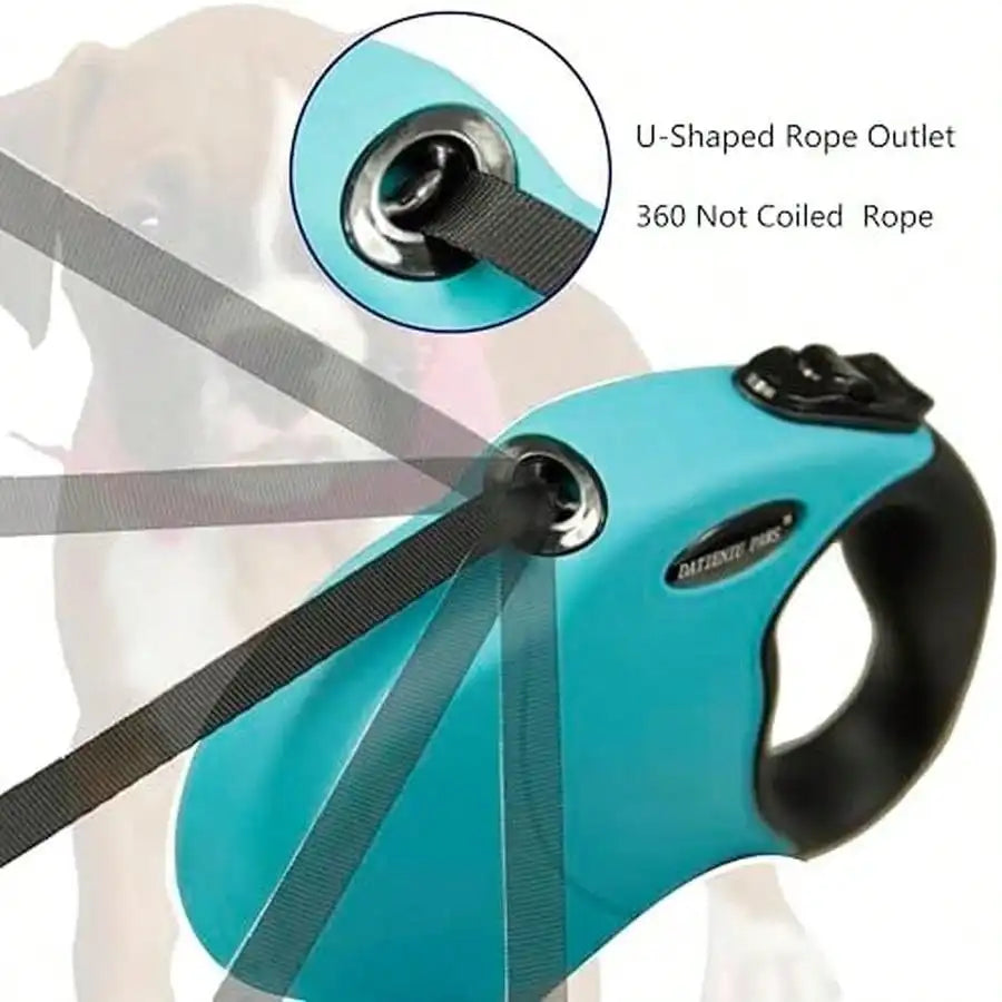 Retractable Dog Leash Length 16ft With Safety Lock