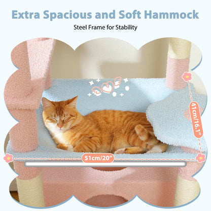 184cm Large Cat Tree Tower for Indoor Cats