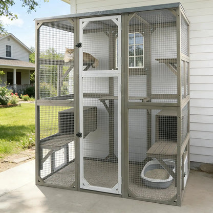Catio Outdoor Cat Enclosure Large Window