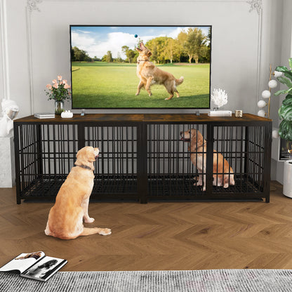 Furniture Style Dog Cage XXL Wooden Pet Kennel