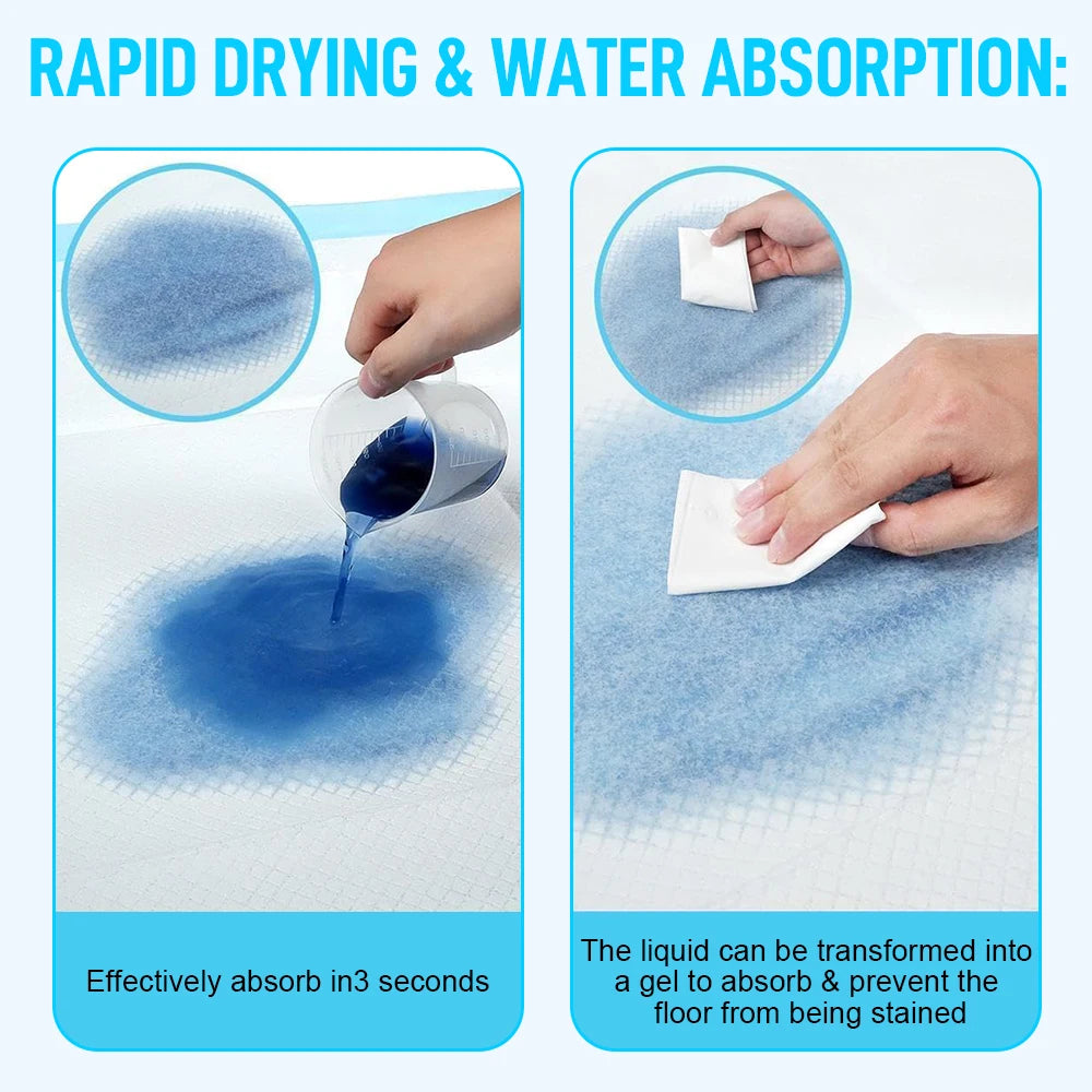 100pcs Super Absorbent Pet Training Pads,