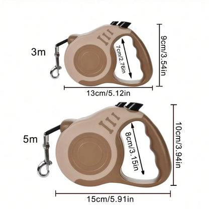 1pc 3 Meters/5m Retractable Pet Leash