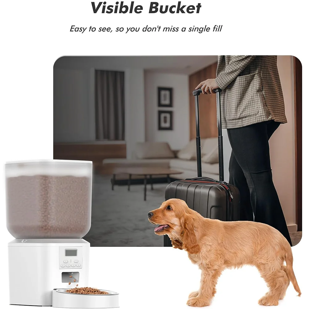 Automatic Cat/Dog Feeder, Smart Food Dispenser
