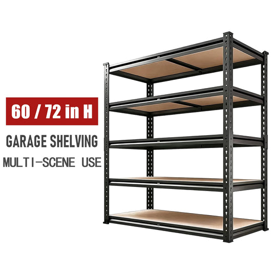 Garage Shelving 5 Tier Storage Shelves Heavy Duty