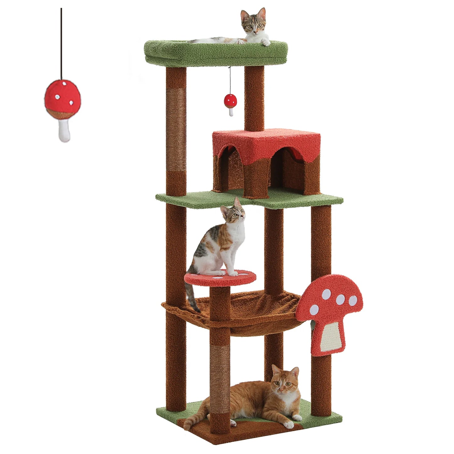 Multi-Level Cat Tree Tower with Condo Hammock