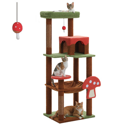 Multi-Level Cat Tree Tower with Condo Hammock