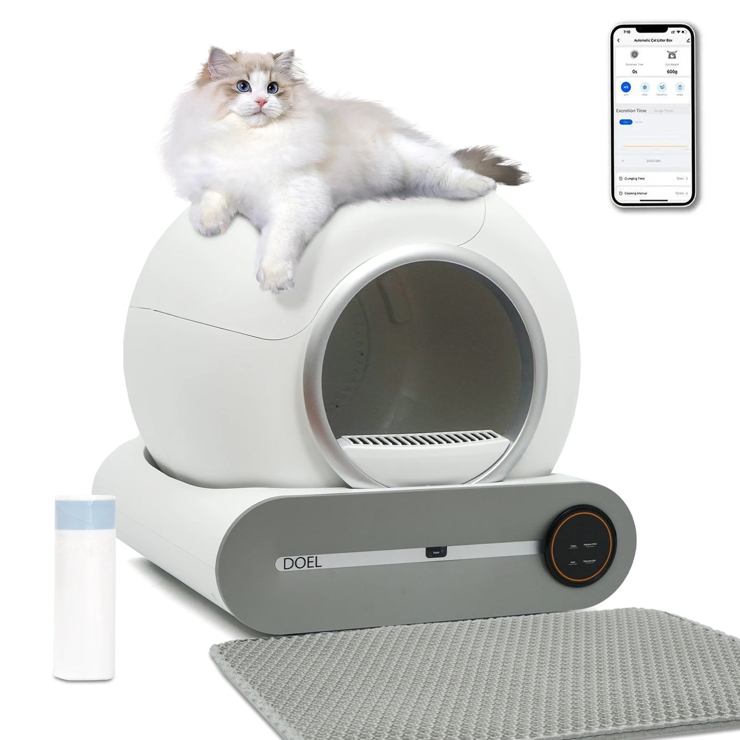 Self-Cleaning Litter Box