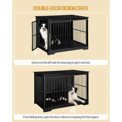 Large Dog Crate Furniture, 44.1 Indoor Kennel