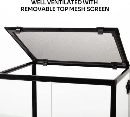 45 Gallon Glass Reptile Terrarium 24"x18"x24"