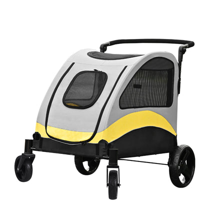 Portable Large Dog Stroller 4 Wheels