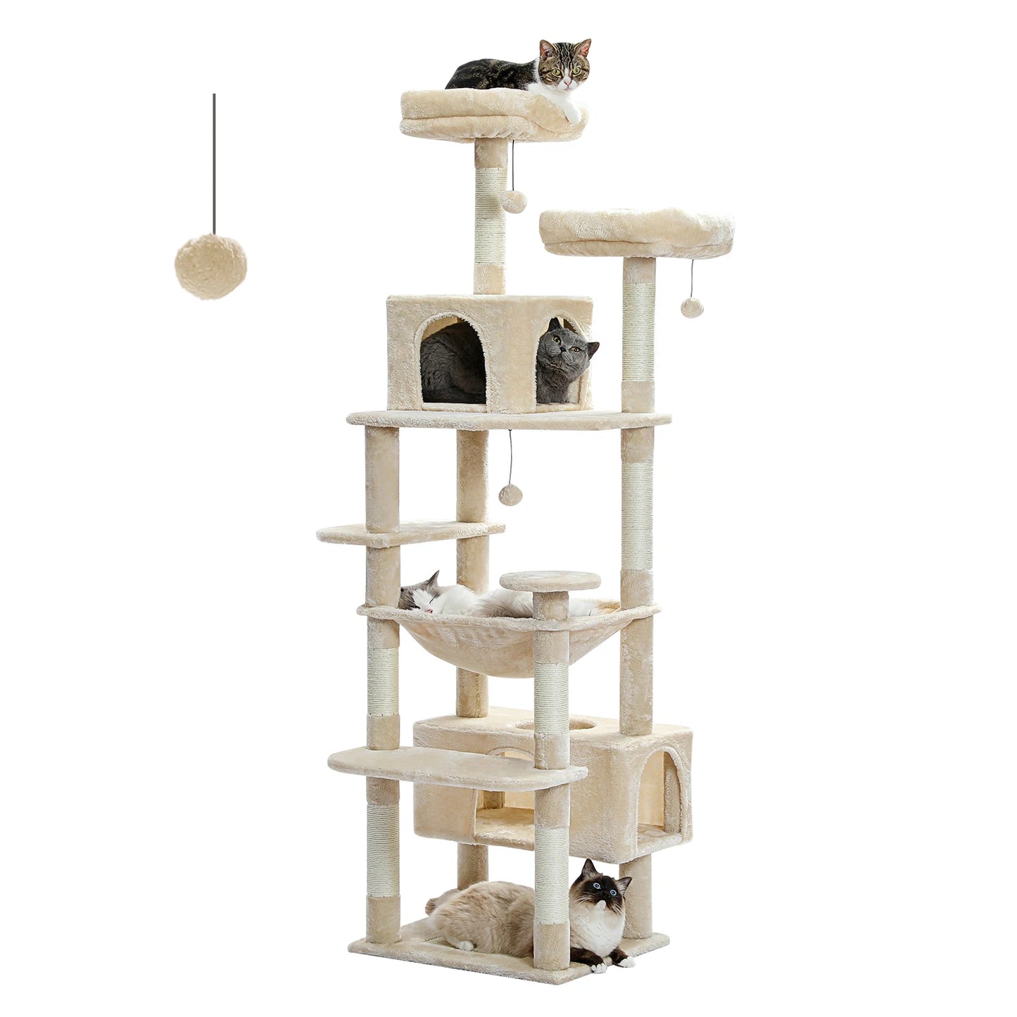 Large Cat Tree Tower for Indoor Cats