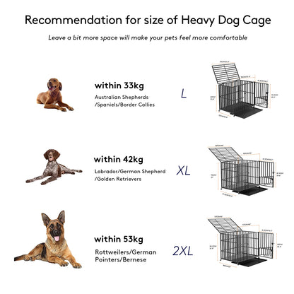 XXL XL Large Heavy Duty Dog Crate