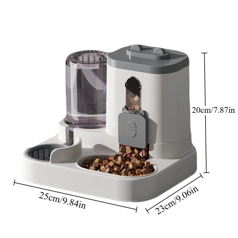 Cat /Dog Bowl Automatic Feeder/Water Dispenser