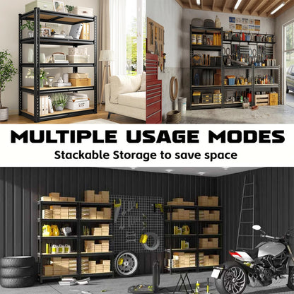 Garage Shelving 5 Tier Storage Shelves Heavy Duty