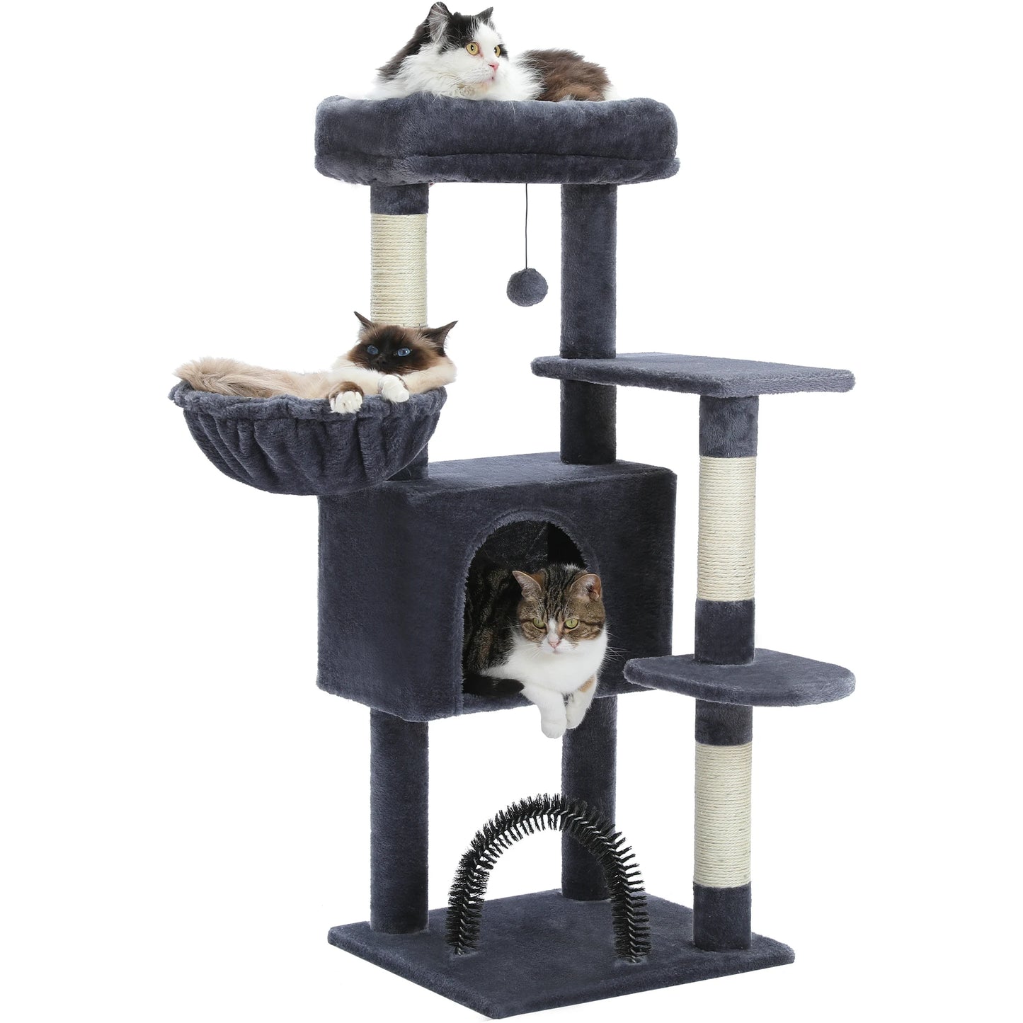 Cat Tree Tower with condo, House, Perch, Hammock,