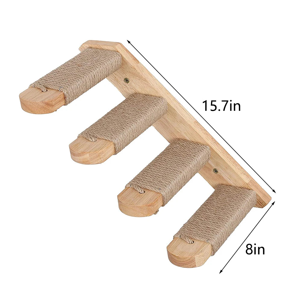 Cat Climbing Shelf Wall Mounted Four Step