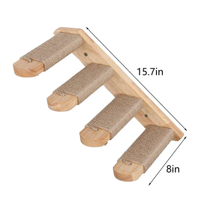 Cat Climbing Shelf Wall Mounted Four Step