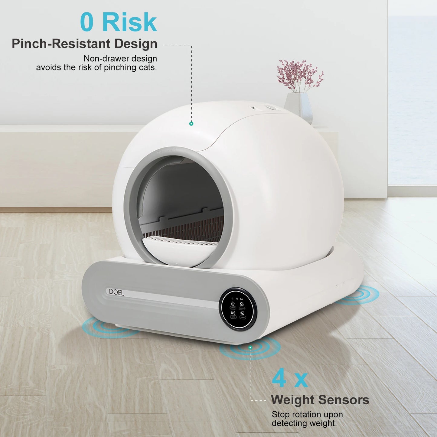 Self-Cleaning Litter Box