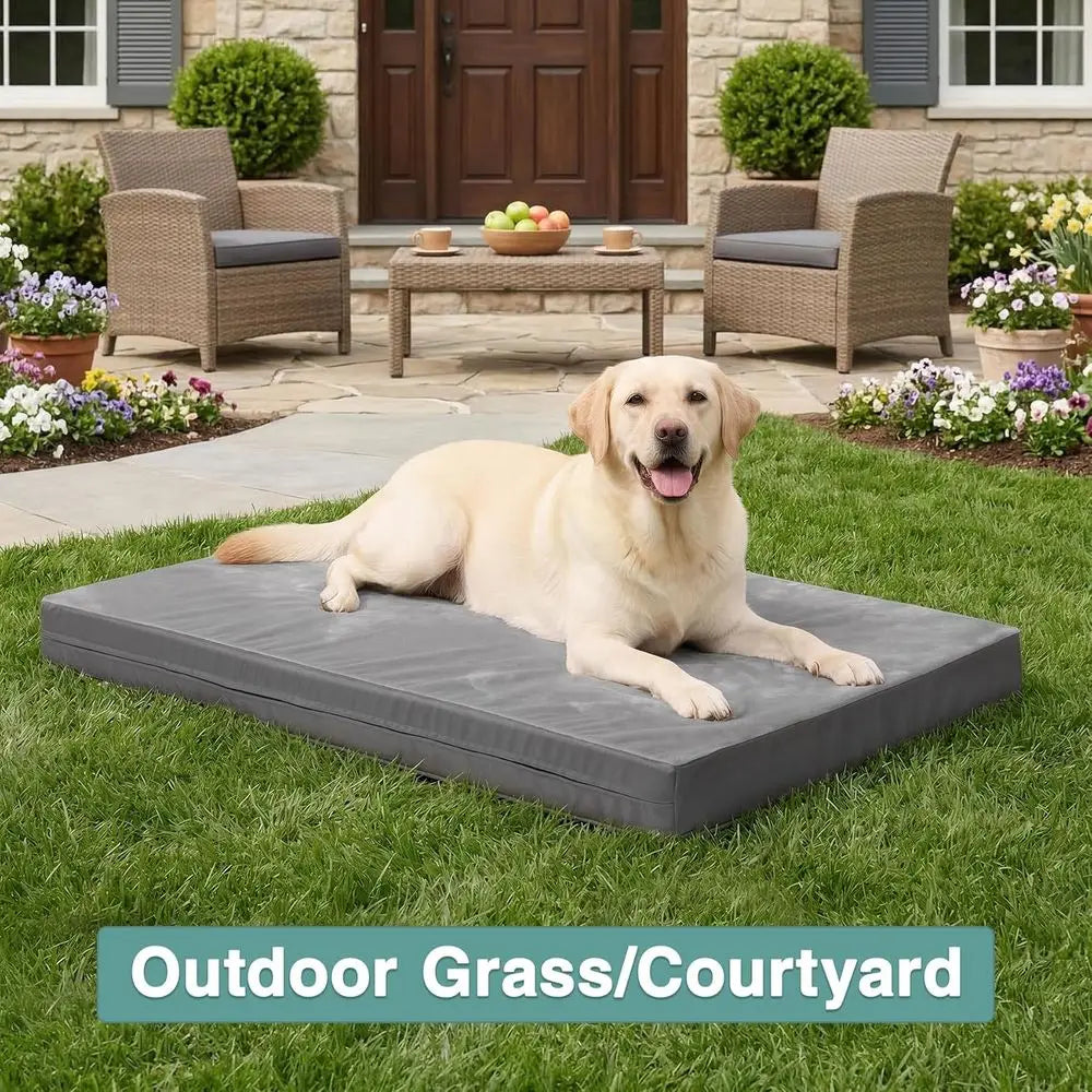 Waterproo Outdoor Dog Bed Large Medium Sized Dogs,