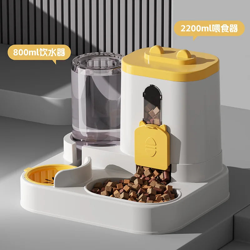 Cat /Dog Bowl Automatic Feeder/Water Dispenser